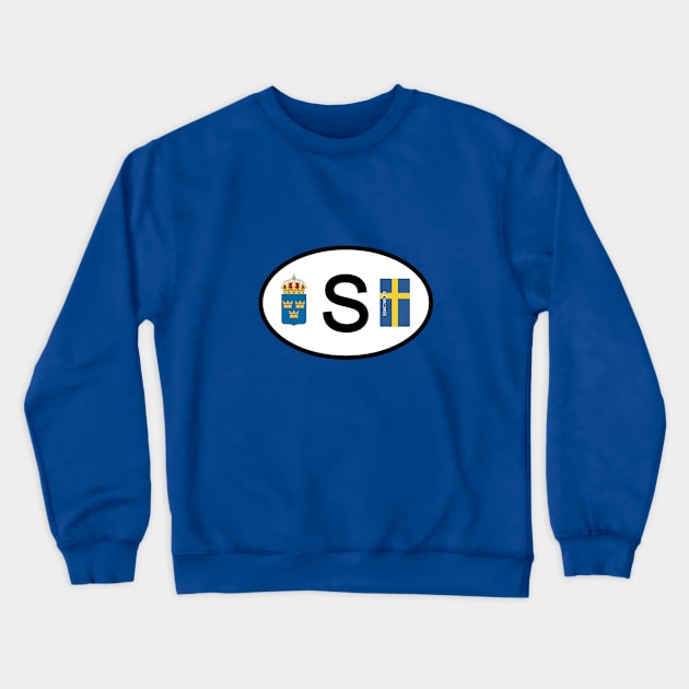 Sweden car code Crewneck Sweatshirt by Travellers